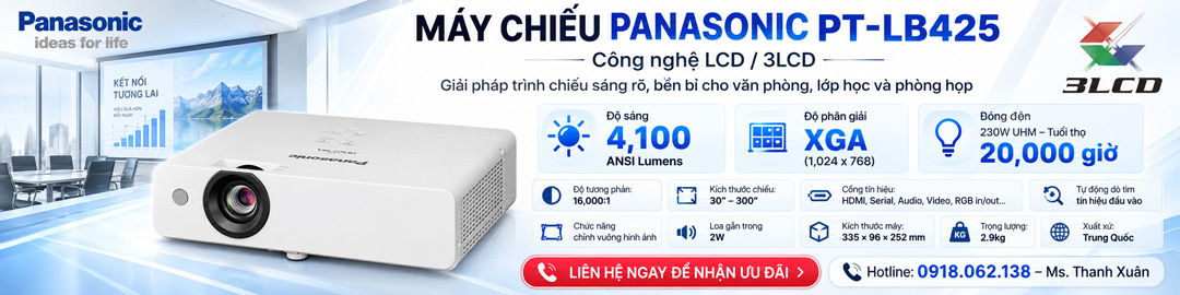 máy chiếu panasonic PT-LB425 (Công nghệ LCD)